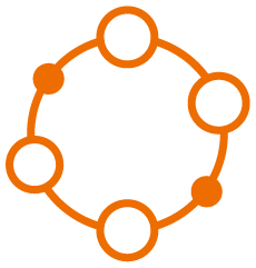 Orange community icon